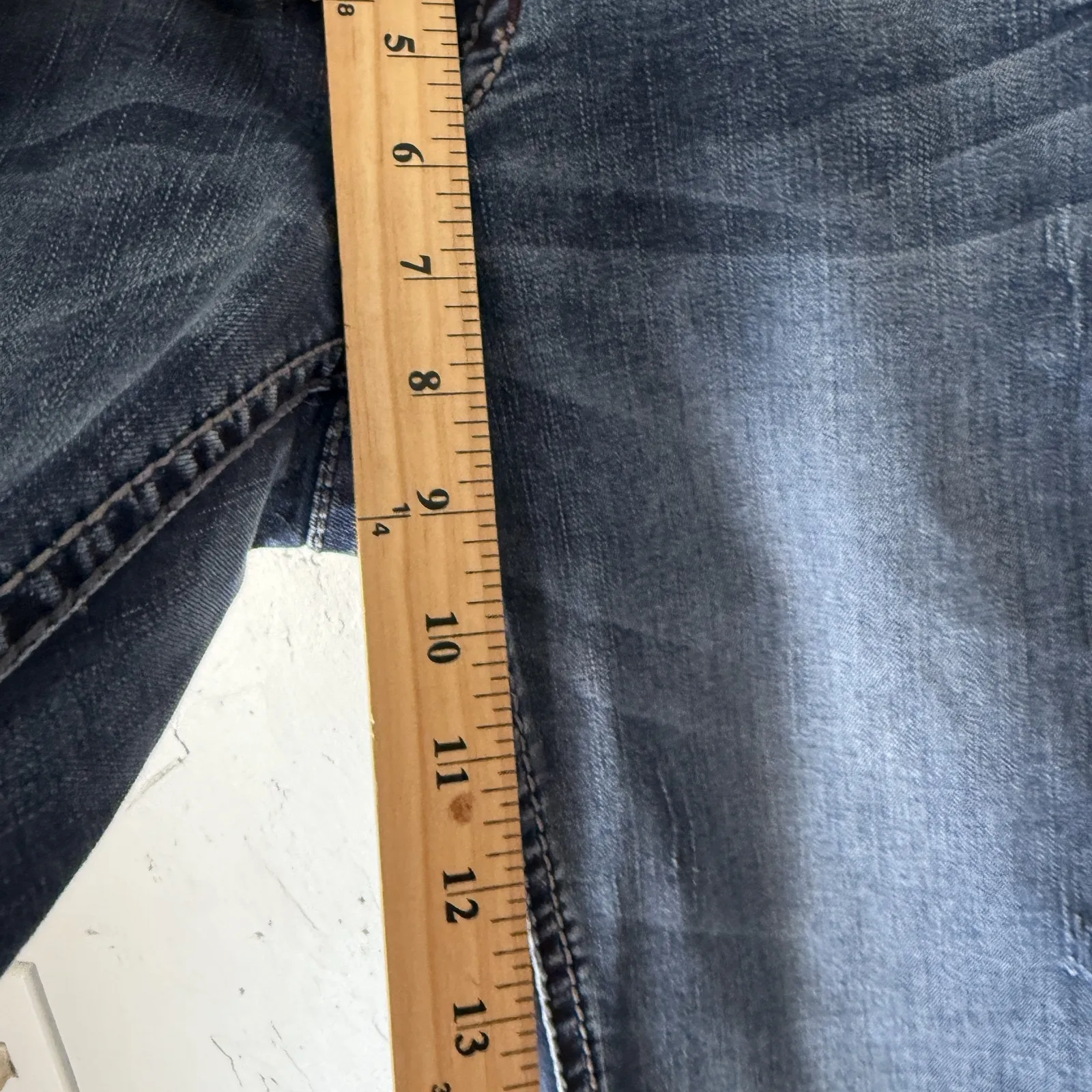 Hydraulic Jeans Y2k 6 Blue Slim Boot Gramercy Embroidered Pockets Denim Pants - Image 5