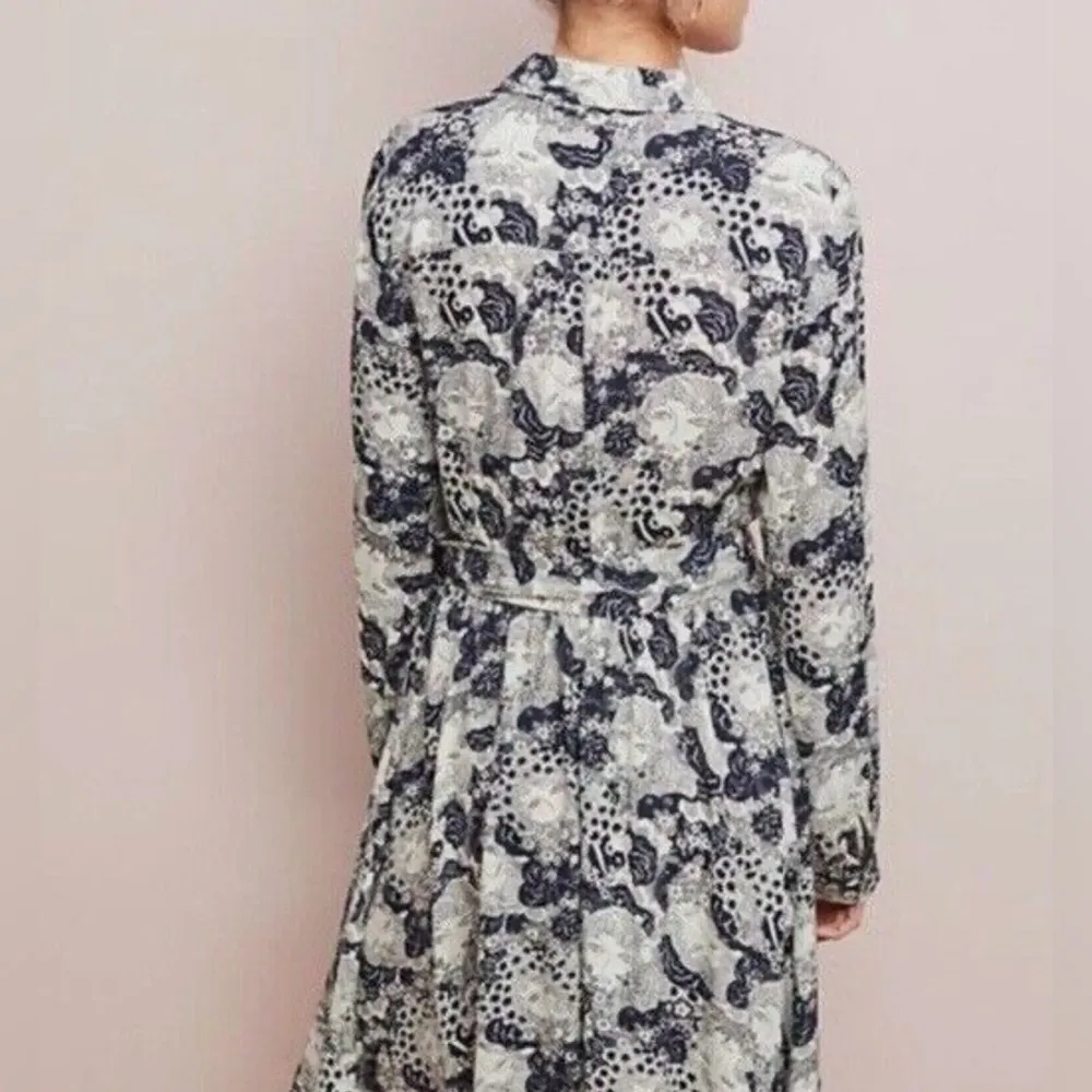 ANTHROPOLOGIE Black and White Patterned Dress 🖤🤍 - Image 3