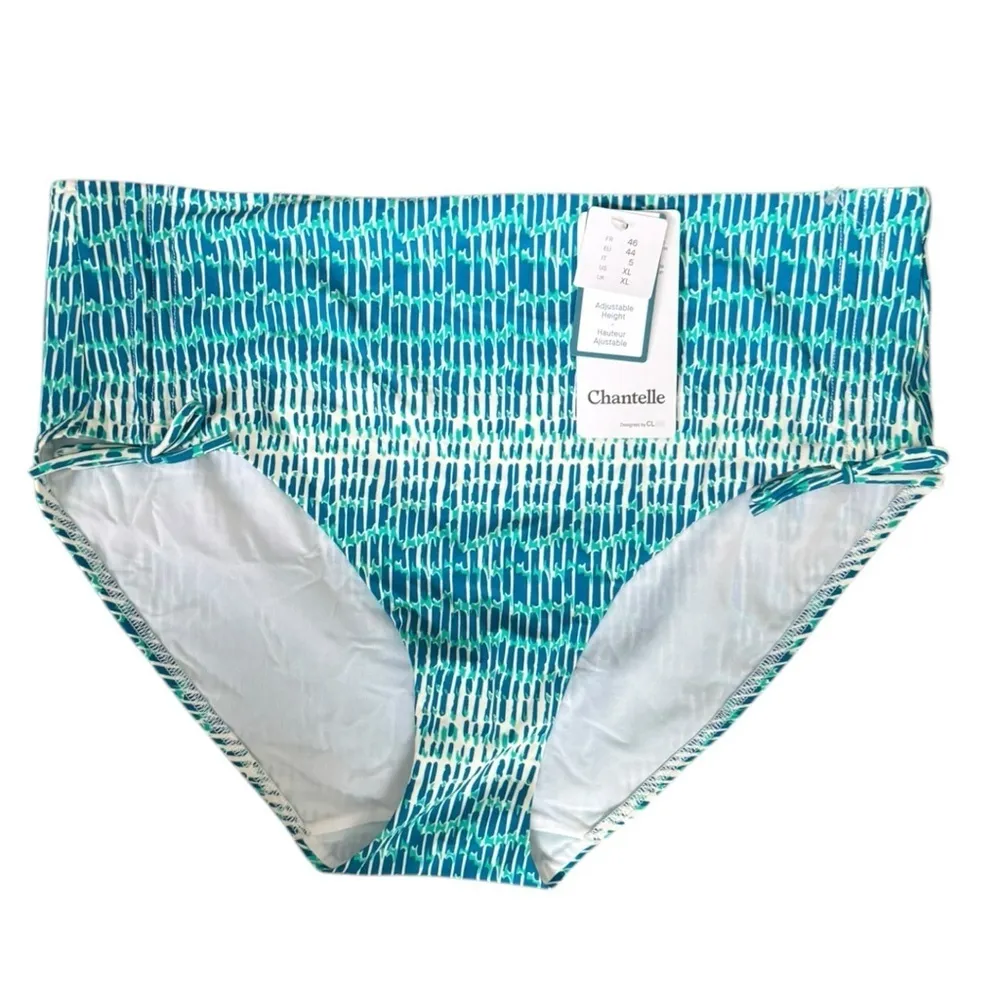 Chantelle Savana High Waist Bikini Swim XL Blue‎ Bottom - Image 3