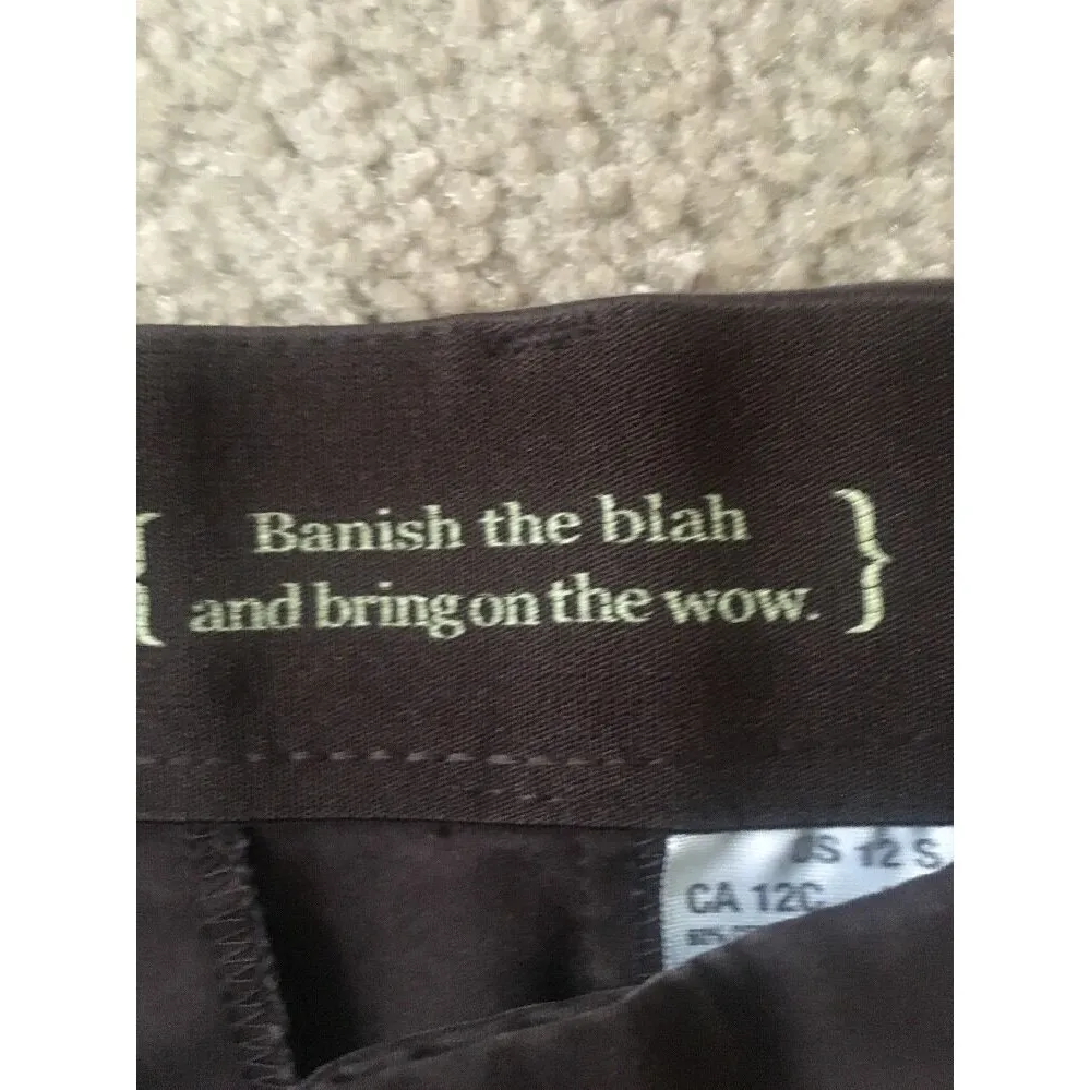 Dockers Women's Brown Pants Size 12 - Image 9
