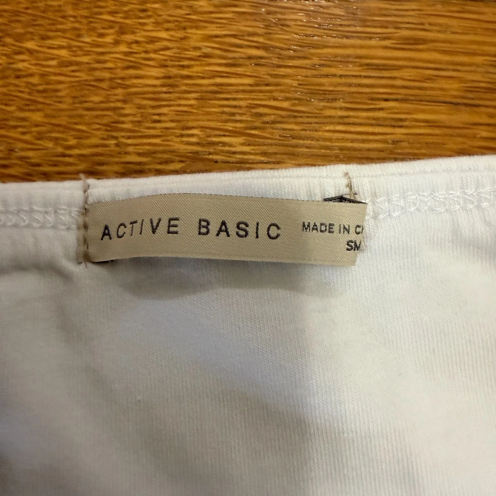 Active Basic White Tube Top‎ Small - Image 2