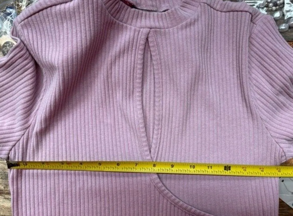 Belle & Sky Pink Short Sleeve Shirt/ Blouse - Image 6