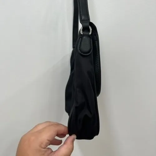 Talbots Black Nylong Crossbody Purse NWT $79 Zip Closure Washable Bag‎ Travel - Image 3