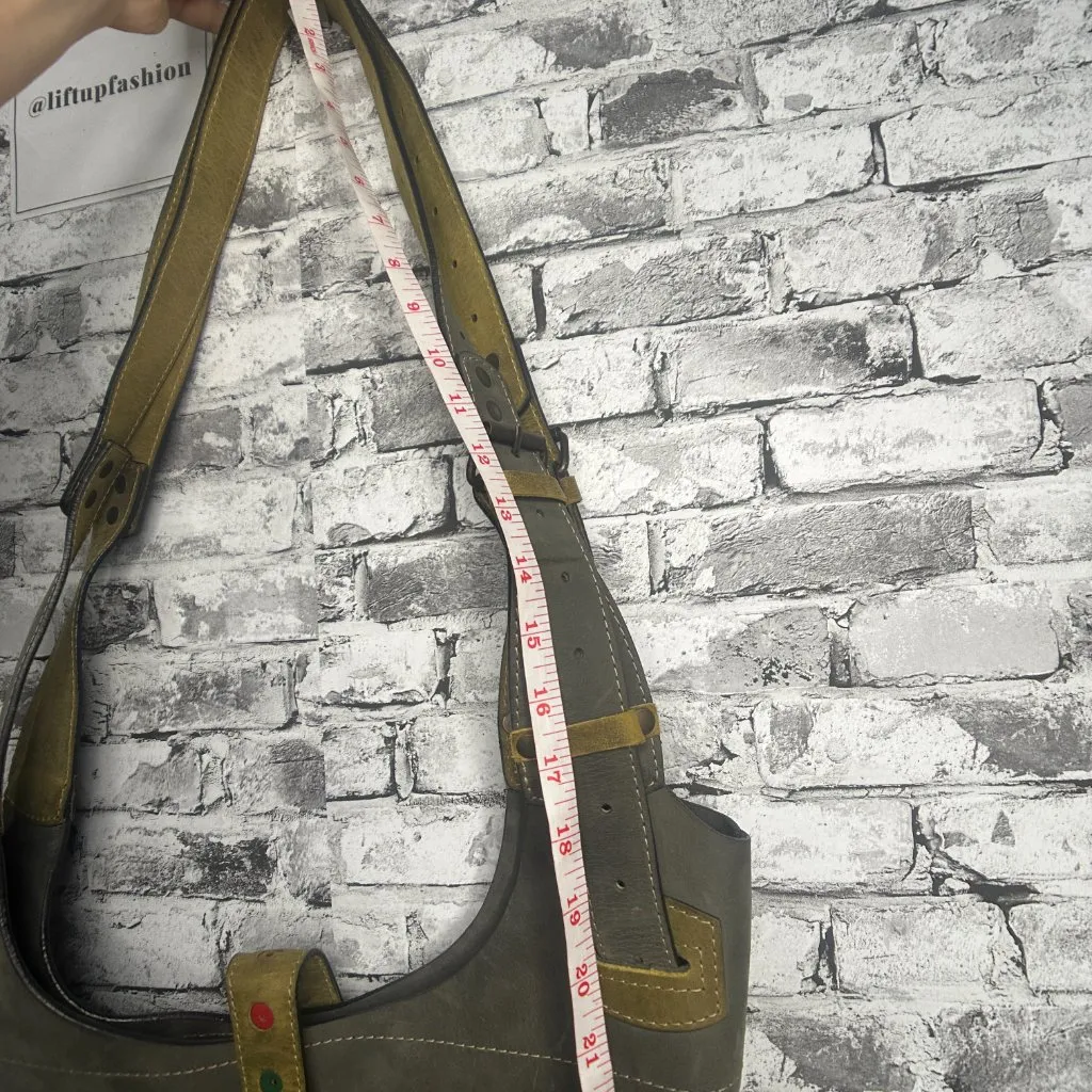 EUC Lady Buq Handmade Purse Leather Limited Collection Shoulder Purse Gray - Image 15