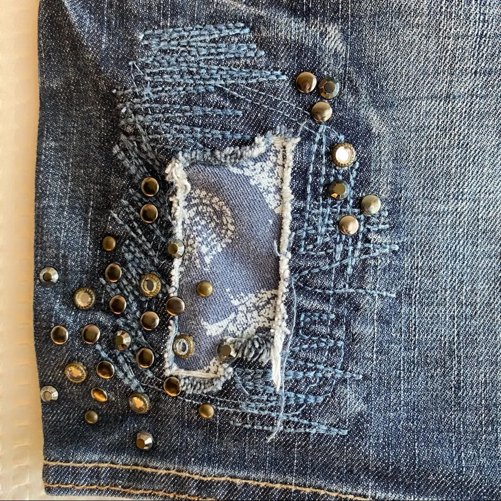 Guess Denim Mini Skirt - Image 6