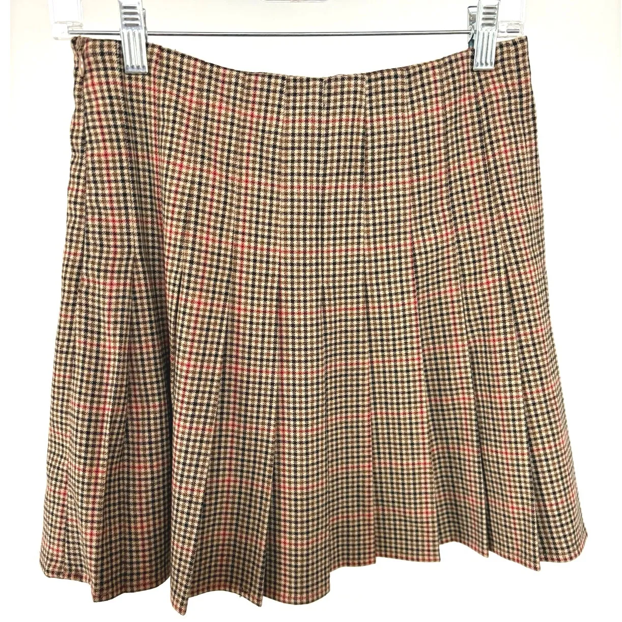 Brandy Melville Dana Mini Skirt Pleated Y2K Style Tennis Skirt Academia Plaid - Image 3
