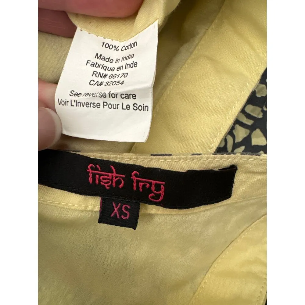 Anthropologie Racerback Cocktail Party Dress Inked Paradise By Fish Fry Size XS - Image 11