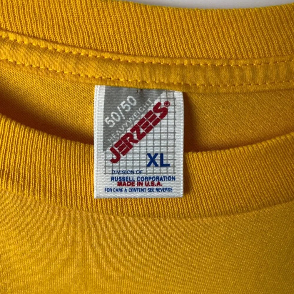 1995 Trutlin Randall Reunion T Shirt Vintage 90s Yellow Large L Graphic Tee - Image 11