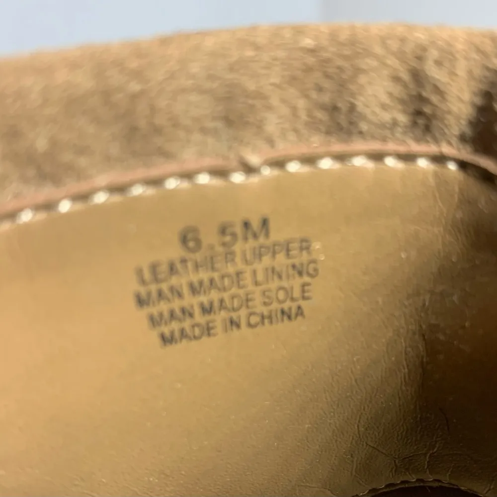 Gianni Bini Beige Suede Open Heel & Toe Ankle Upper Sz 6.5 Sandal.          1925 - Image 7