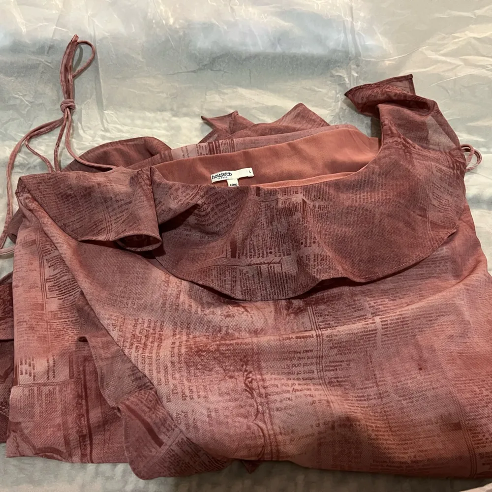 HOUSE OF CB 'Lyrah' Pink Print Ruffle Mini Dress - Image 7