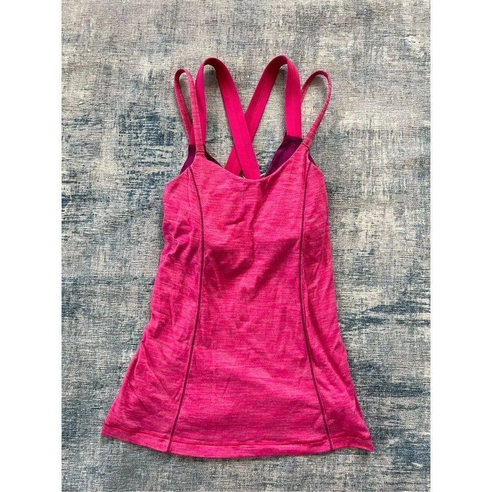 Lululemon Run For Gold Heathered Jeweled Magenta / Regal Plum Size 4 - Image 3