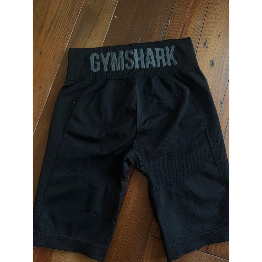 Women's Black Gymshark Flex Cycling Shorts Size Small - Image 5