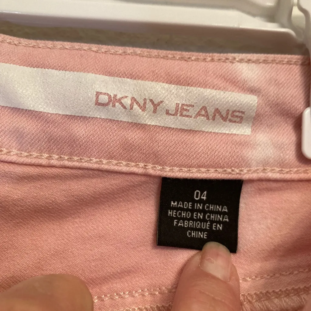 DKNY Jeans Pink Tie Dye Jeggings | Size 4 Skinny Fit - Image 4