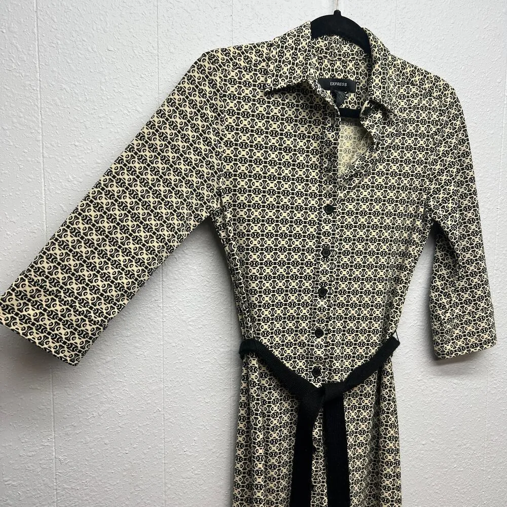 Express Career Workwear Business Feminine Old Money Refined Womens Dress Size 4 - Image 7