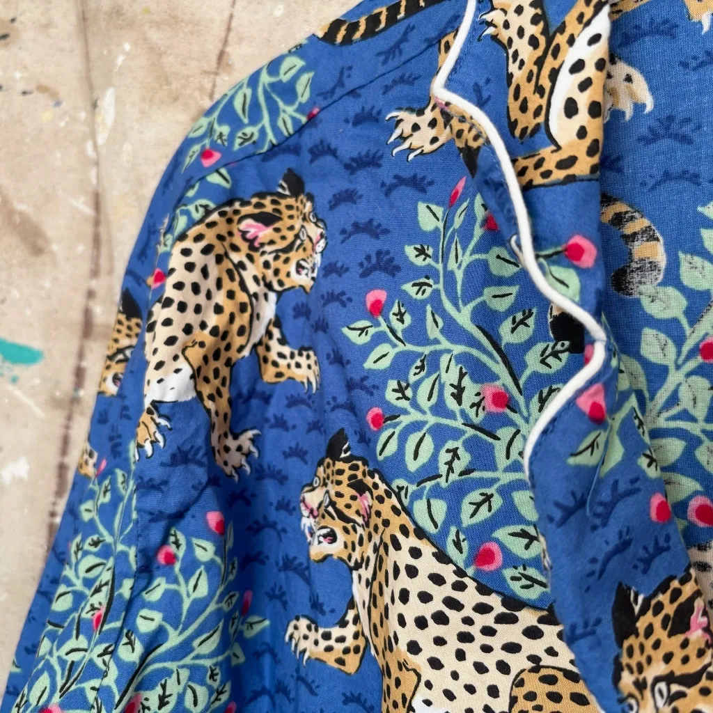 Printfresh Bagheera Long Sleeve Pajama Sleep Shirt - Image 4