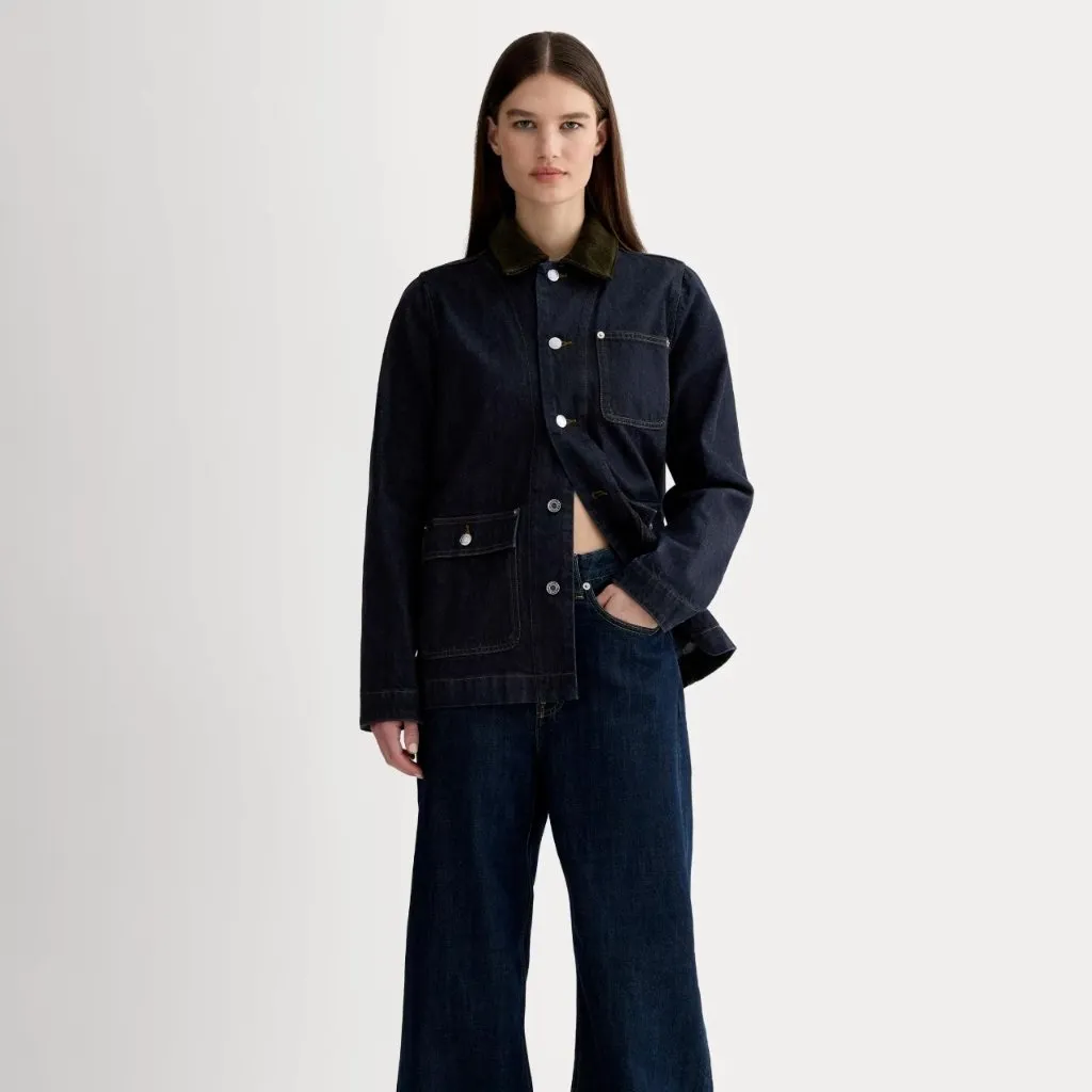 Everlane The Ranch Jacket in Midnight Indigo, Size X-Small - Image 2