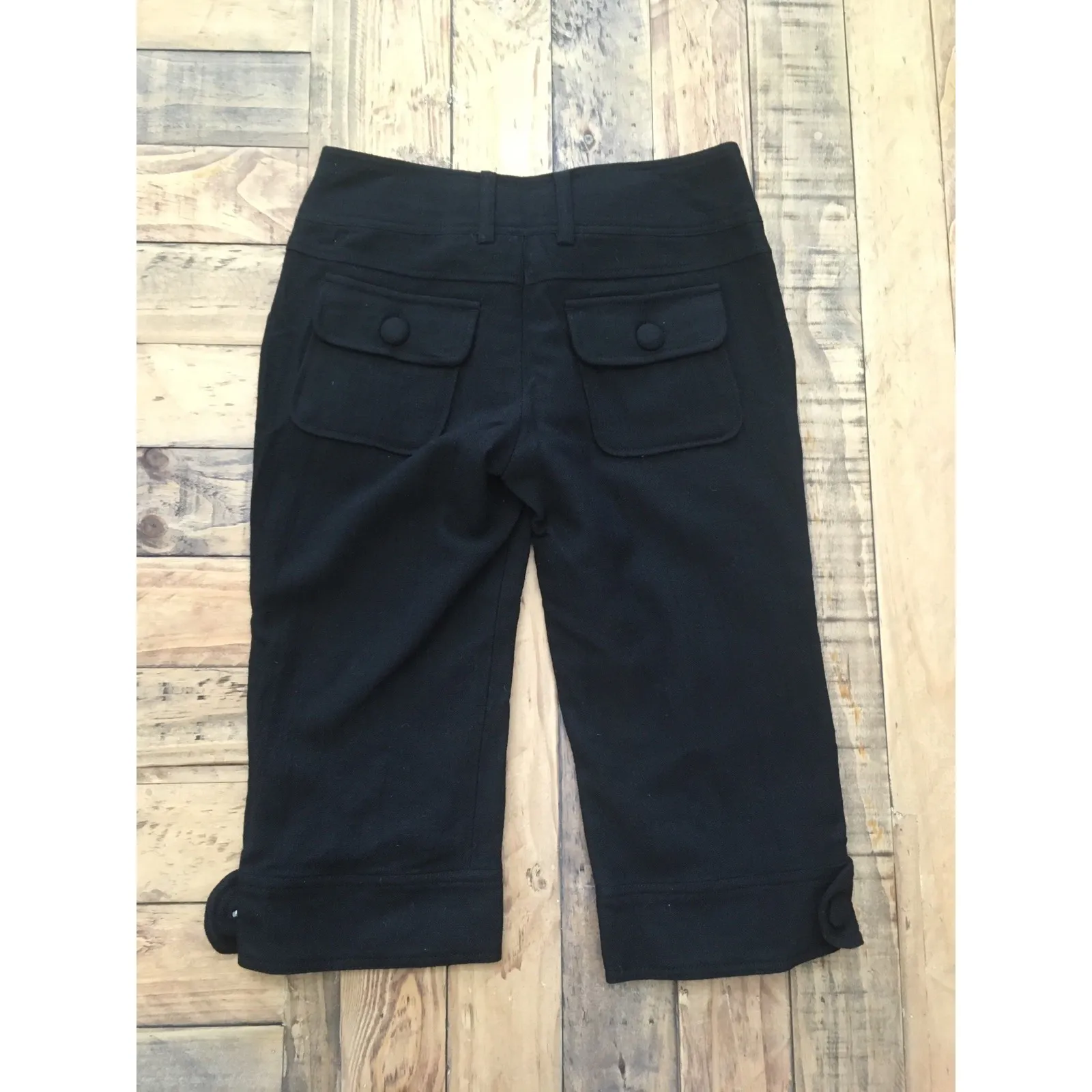 #2 NWT! Women's Sz: 2 Black Wool Blend Knicker Bockers by Tulle - Image 3