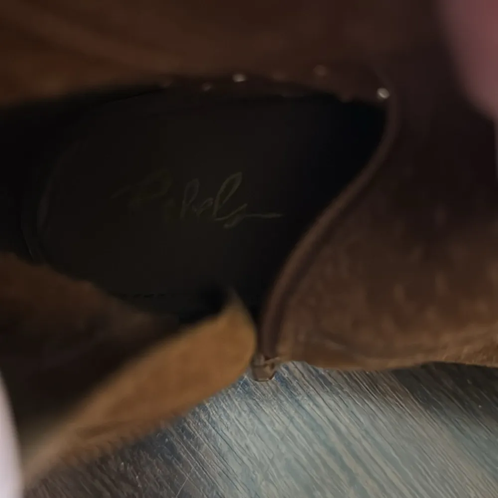 Rebels Trina Burnt Bronze Suede Leather Boots 7.5 - Image 7