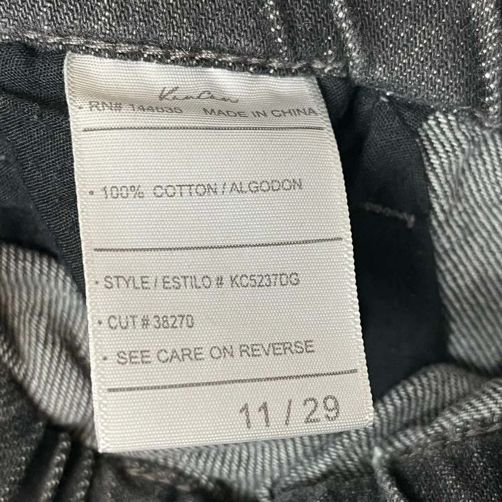 Kancan Sz 11 / 29 Black Paperbag Waist Jeans High Rise Black - Image 10