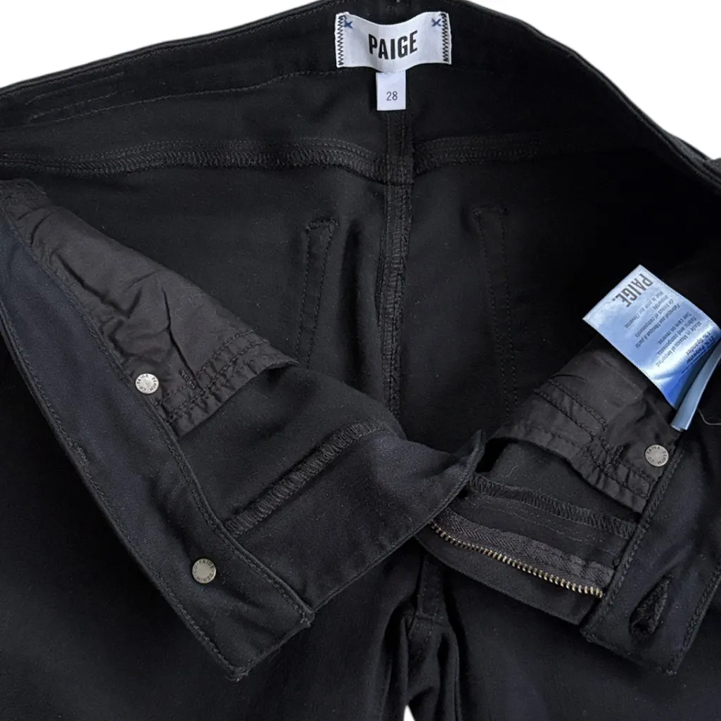 EUC PAIGE Verdugo Ankle Jeans Black Size 28 - Image 5