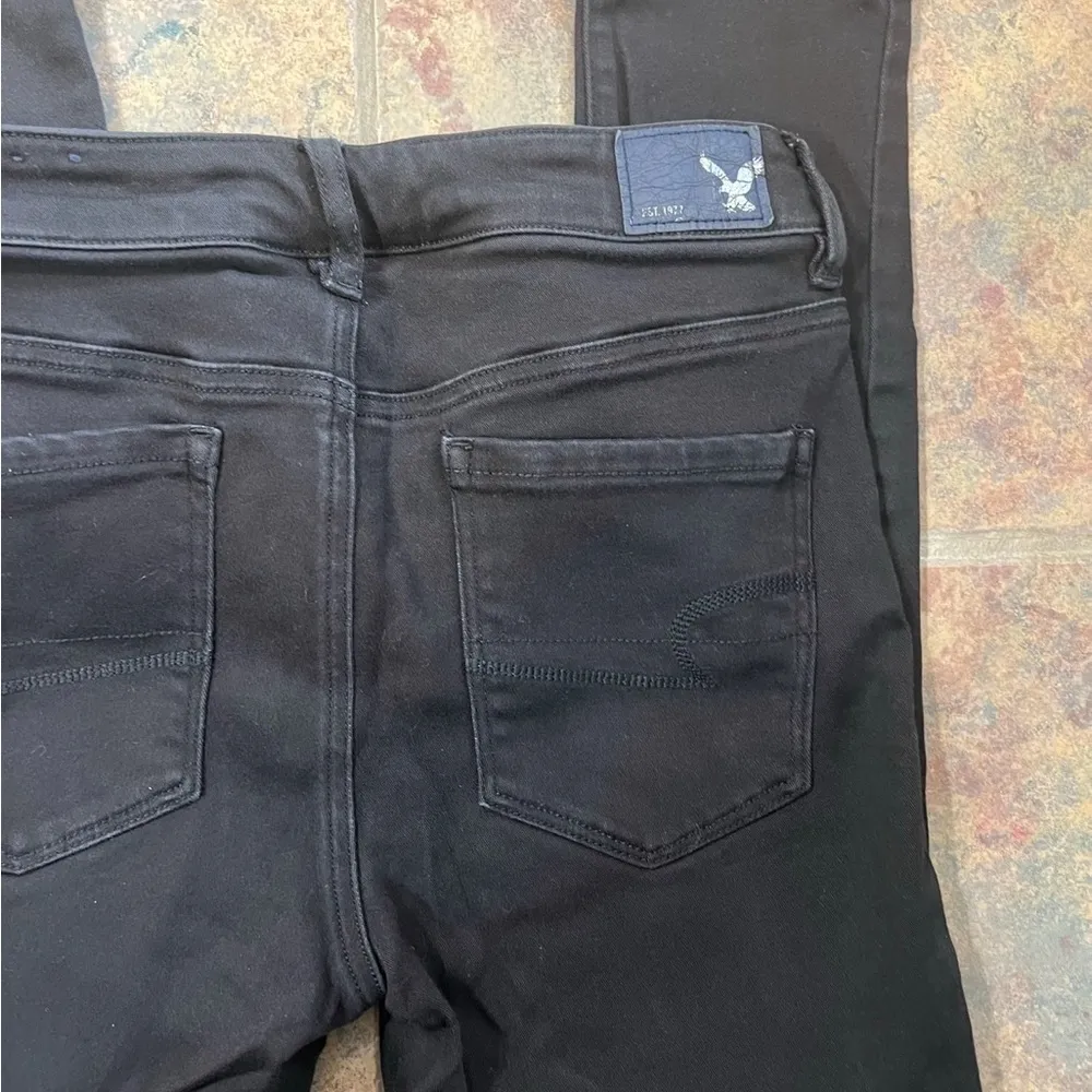 american eagle | high rise crop jeggings | size 4 - Image 8