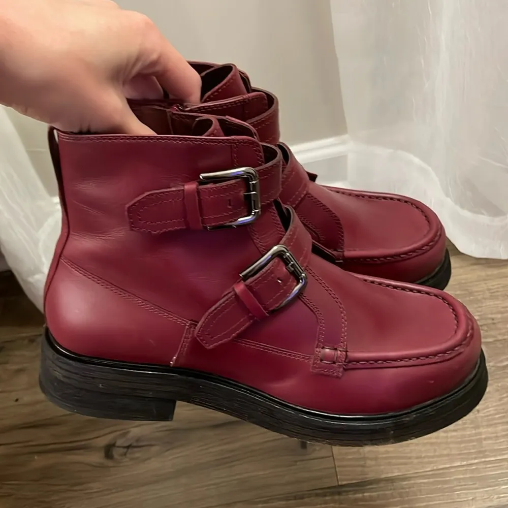 FREE PEOPLE ISLA MOTO BOOTS Size 9 - Image 2