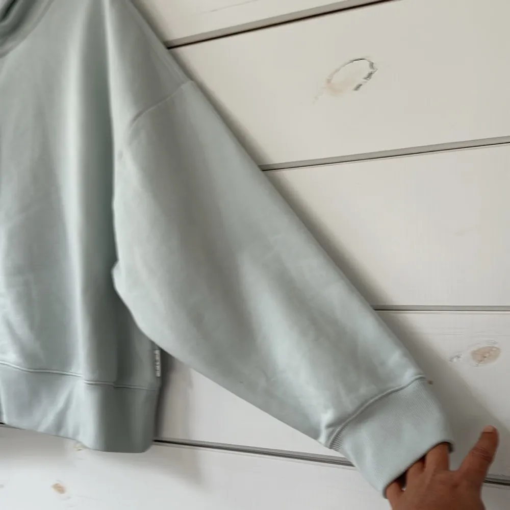 CALIA by Carrie Underwood Cropped Zip Hoodie Calming Green 1X - Image 6