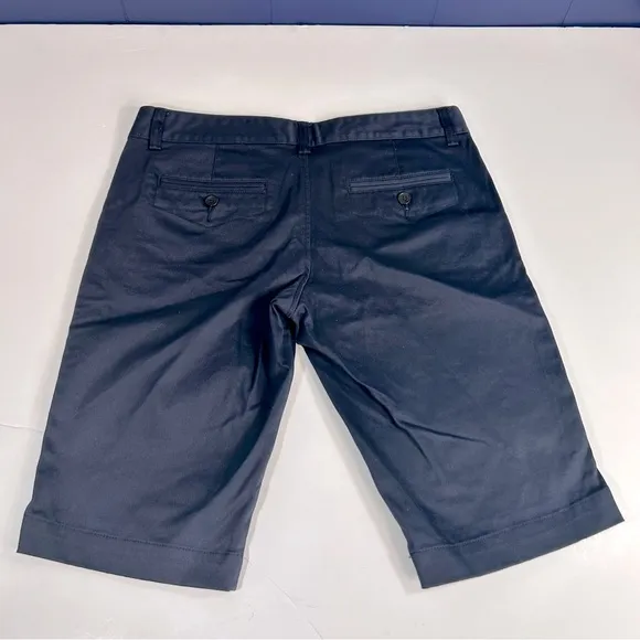 Zara Basic Navy‎ Bermuda Shorts Size L - Image 2