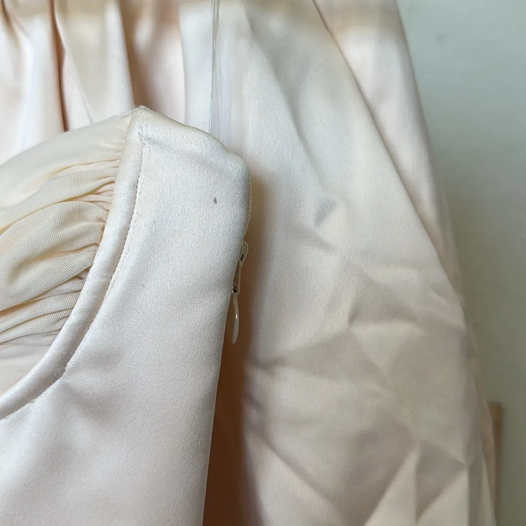 House of cb 'Perfect'‎ Peach Satin Corset and Skirt NWOT size S - Image 8