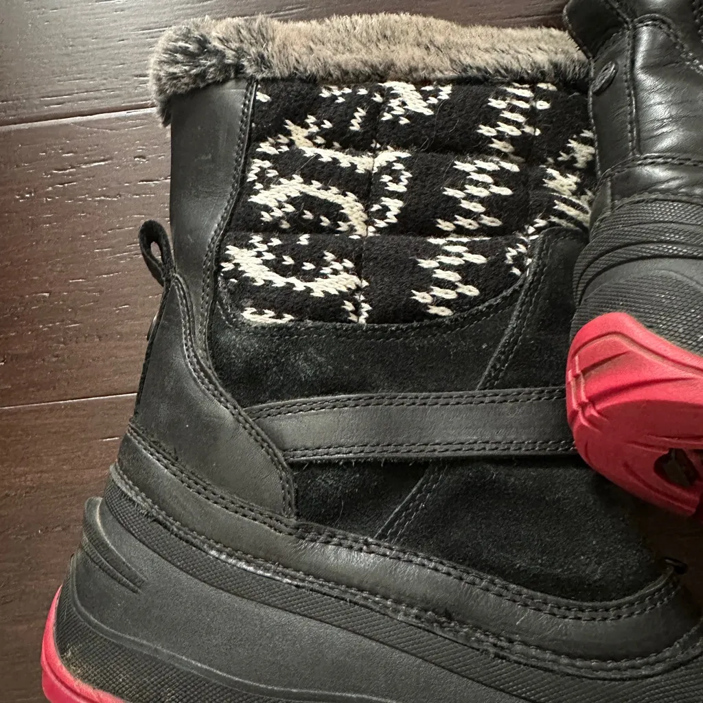 The North Face Insulated Winter Snow Boots Faux Fur Trim Women’s Size 8 - Image 11