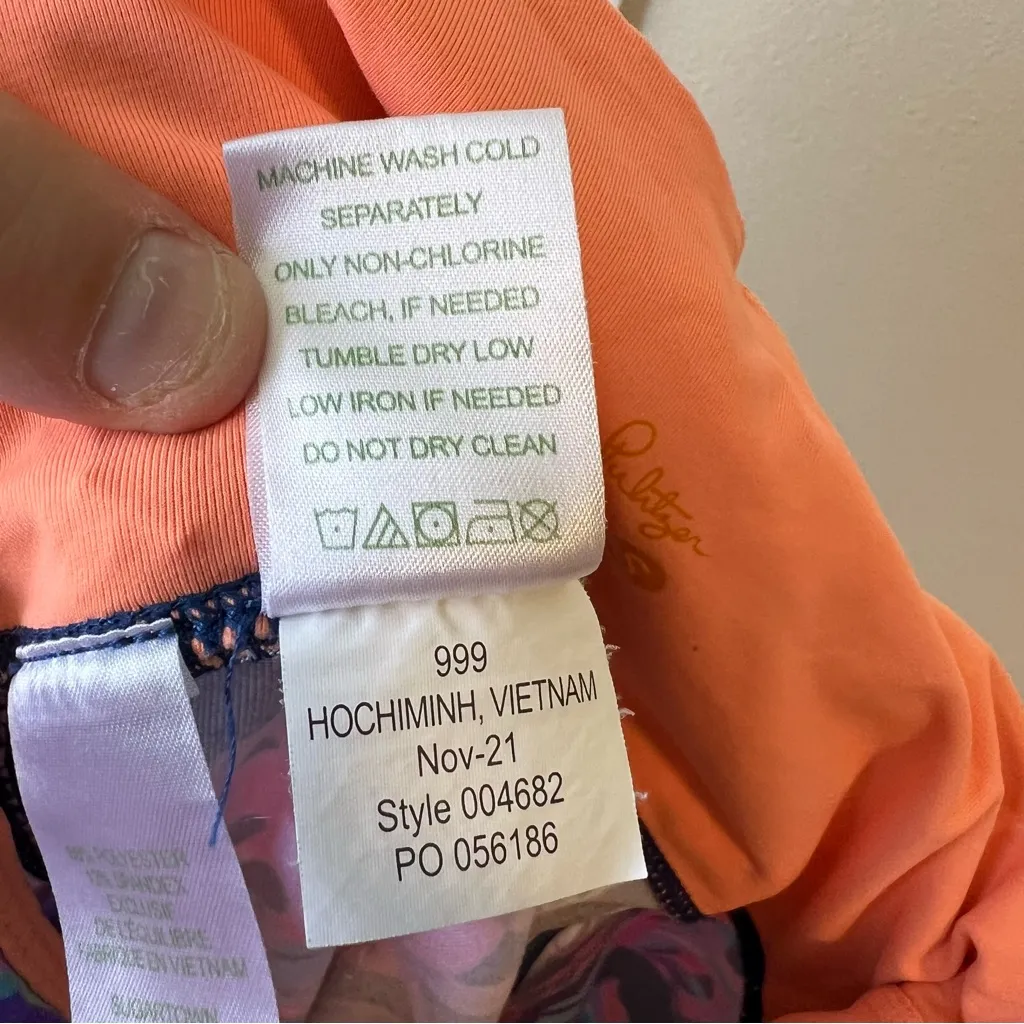 Lilly Pulitzer Women’s Weekender High Rise Oyster‎ Bay Navy Leggings Crop Size S - Image 16