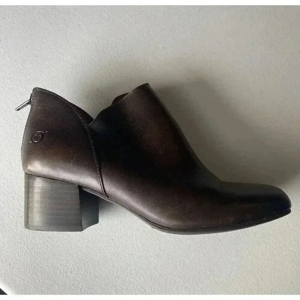 Born‎ Shoes Womens Antonia Back Zip Ankle Bootie 6 - Image 2