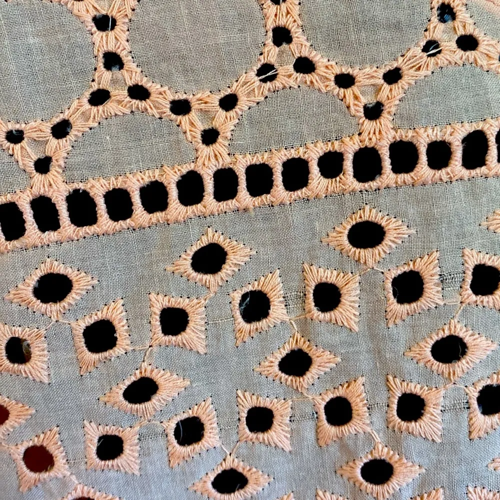 August Silk NWT Cotton Eyelet Top - Image 8