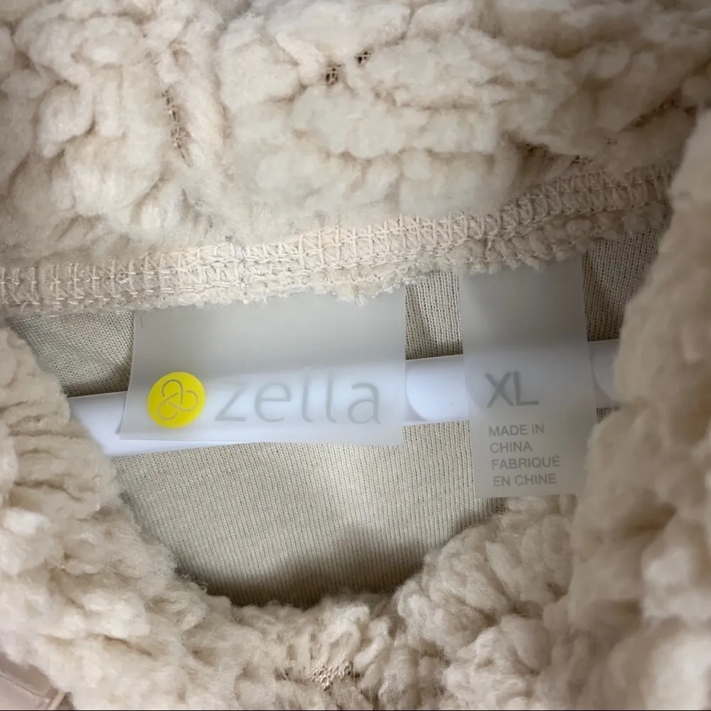 Zella Cassie Faux Shearling hoodie - Image 5