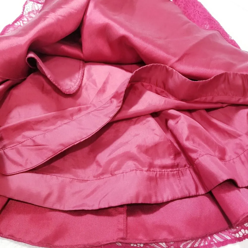 ML Monique Lhuillier Red Lace Fit & Flare Dress Size 6 - Image 10