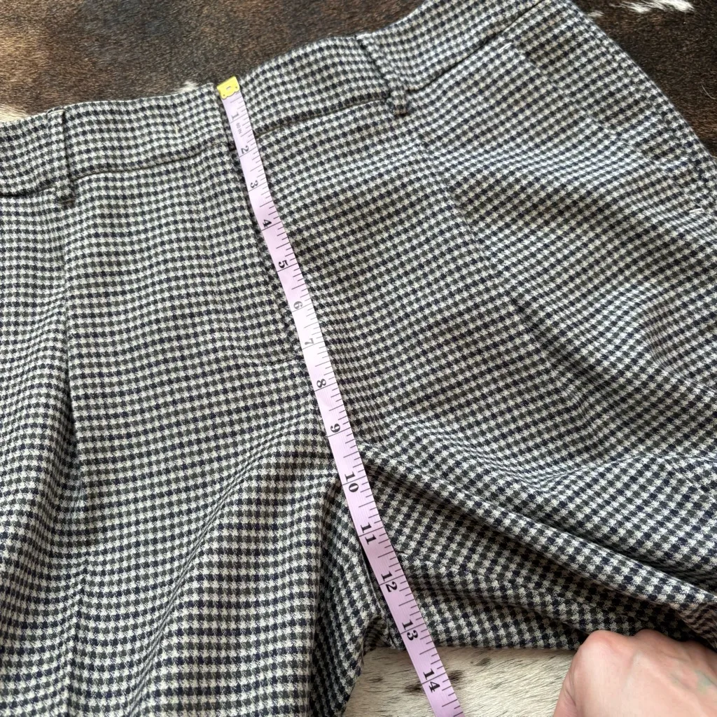 MAX MARA WEEKEND Wool Houndstooth Pant‎ Trousers Size 12 - Image 3