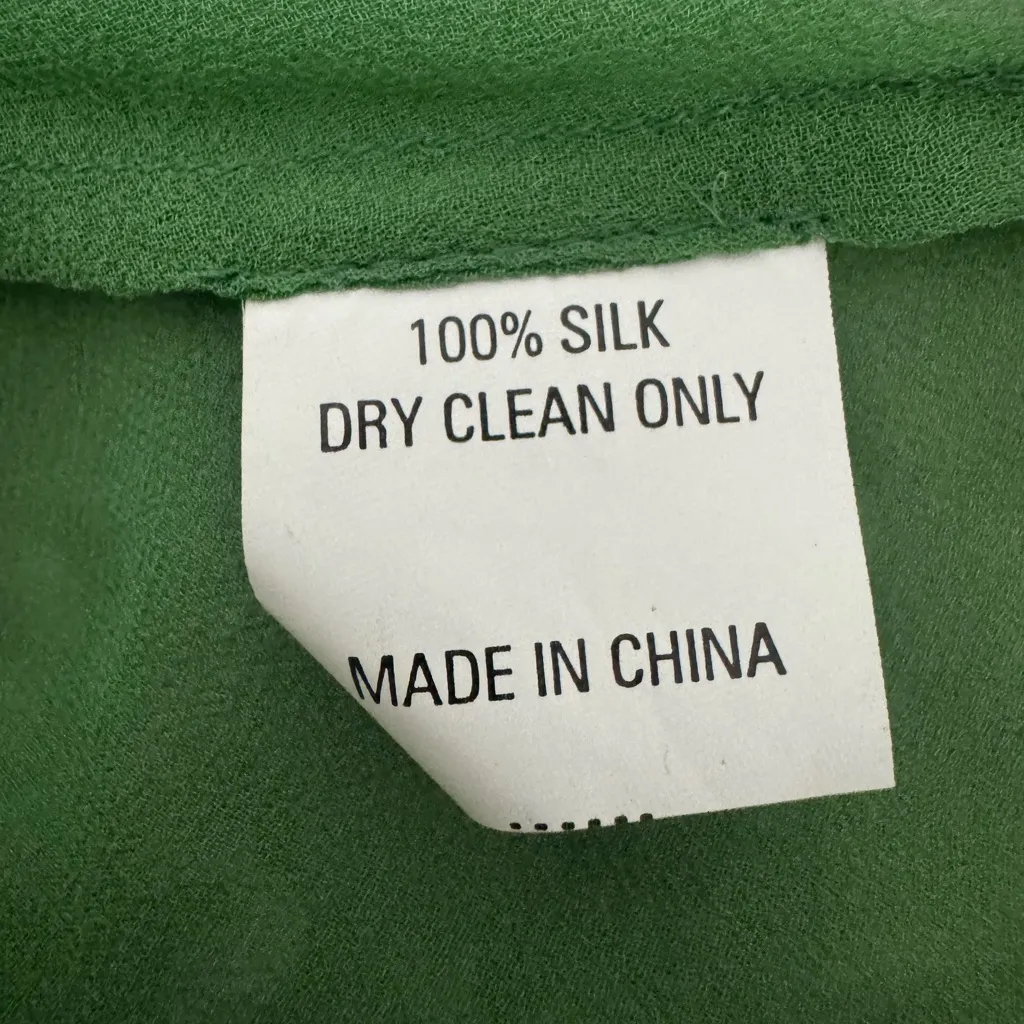 Elegant Green Lace Tank Top Size 8 - Image 4