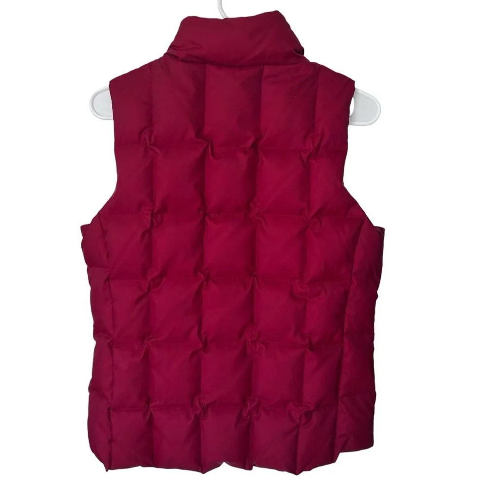 GAP Red Down Puffer Vest Women's‎ Size Medium VINTAGE Y2K - Image 5