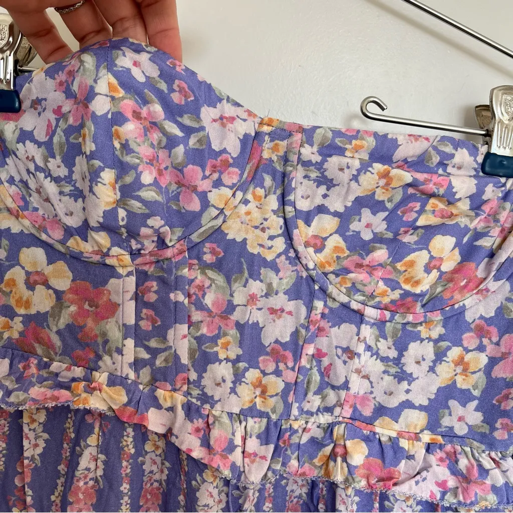 NEW Altar’d State Floral Corset Mini Dress Size Large NWT - Image 3