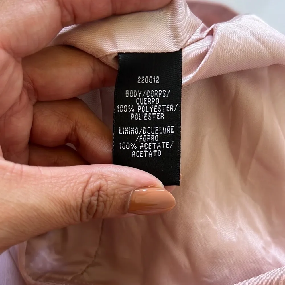 MONIQUE LHUILLIER Ruched Strapless Pink  Dress - Image 9