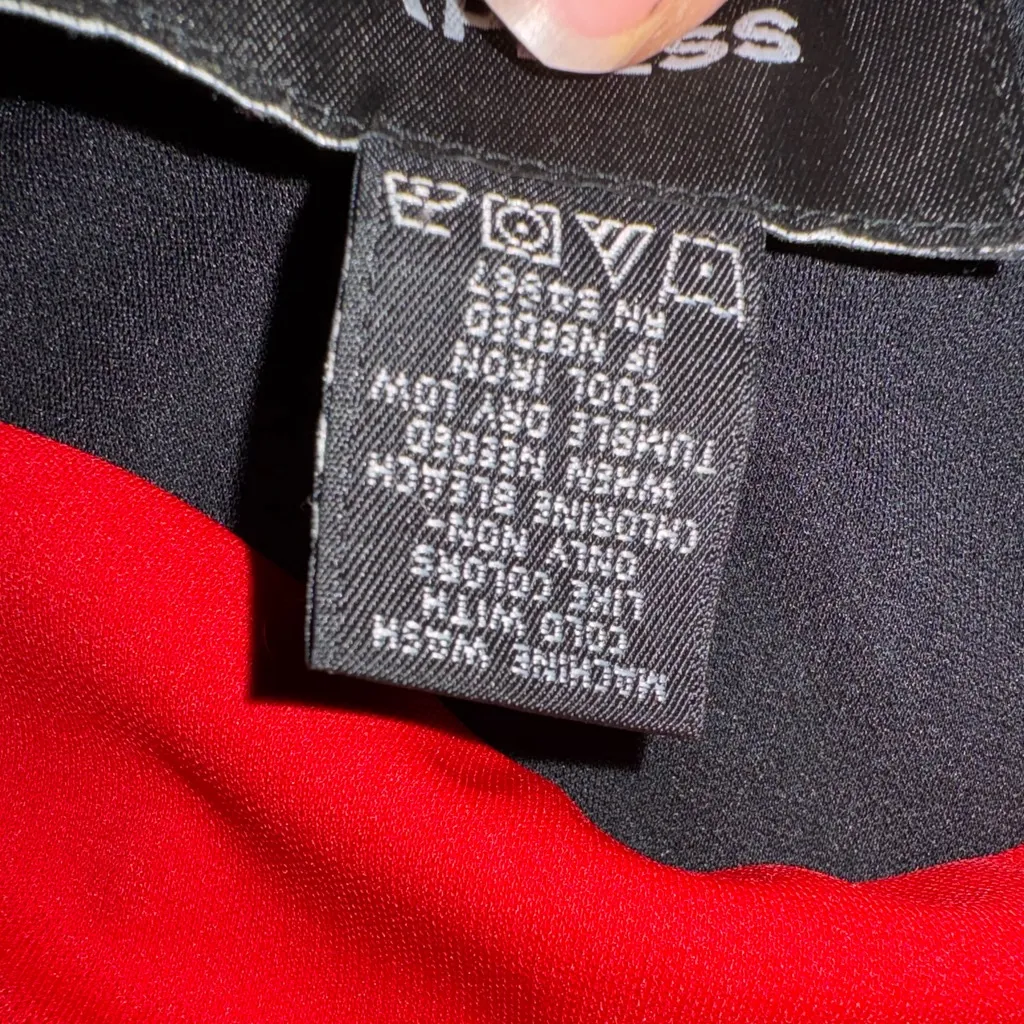 Express Red Cowl Neck Sleek Cocktail Dress – Sexy Holiday / Valentine’s Look 1/2 - Image 5