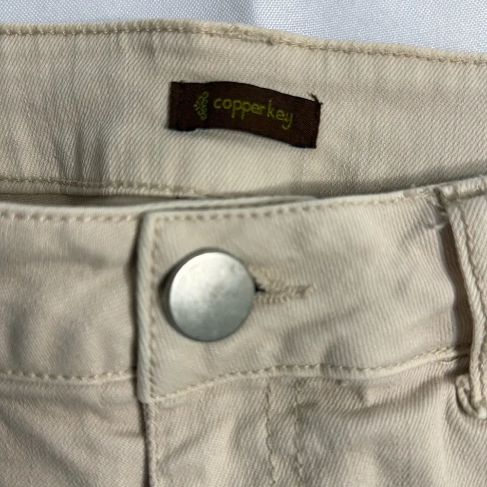 Copper Key Cream Lace Jean Shorts‎ - Image 5