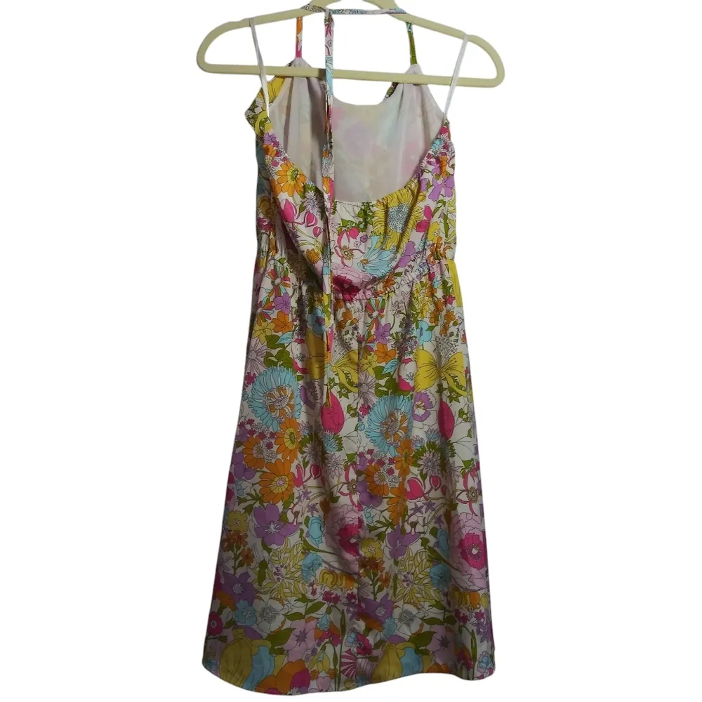 Liberty of London for Target Retro Floral Sun Dress Size Small Pink - Image 2
