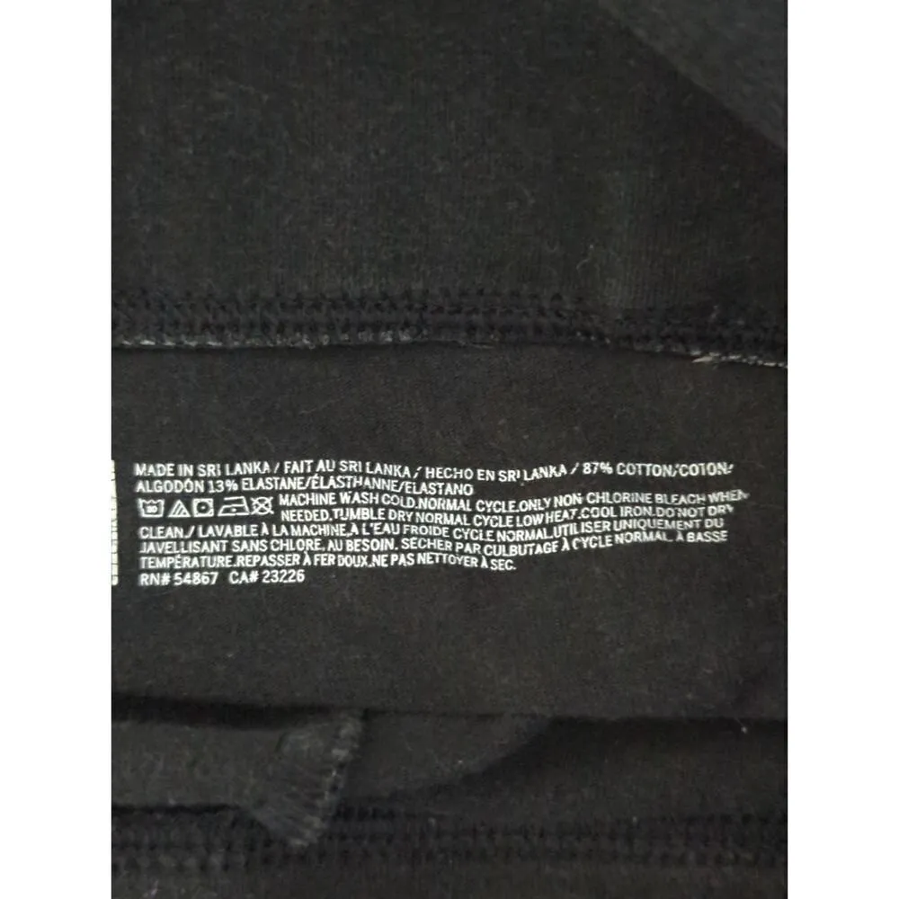 PINK Victoria's Secret Black & Leopard Print Side Waist Yoga Pants‎ Size S - Image 10