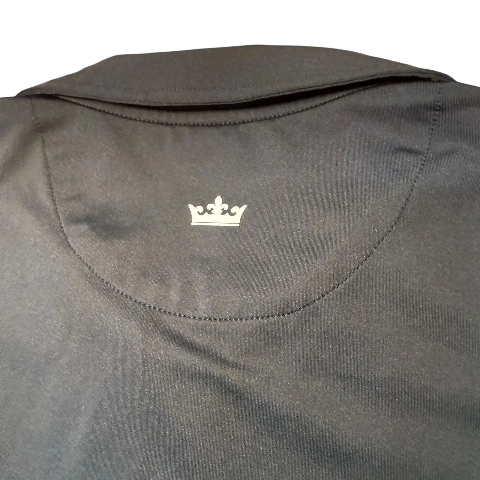 PETER MILLAR Women's‎ Golf Wicking Sleeveless Polo Black UPF50 Large - Image 5