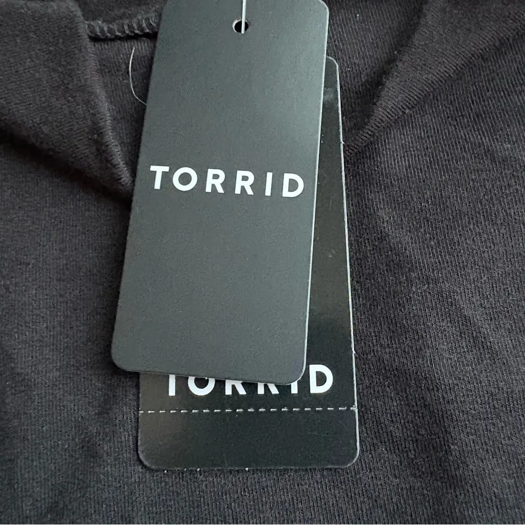 Torrid Black Mini Jersey Blouson Sleeve Dress - Image 4