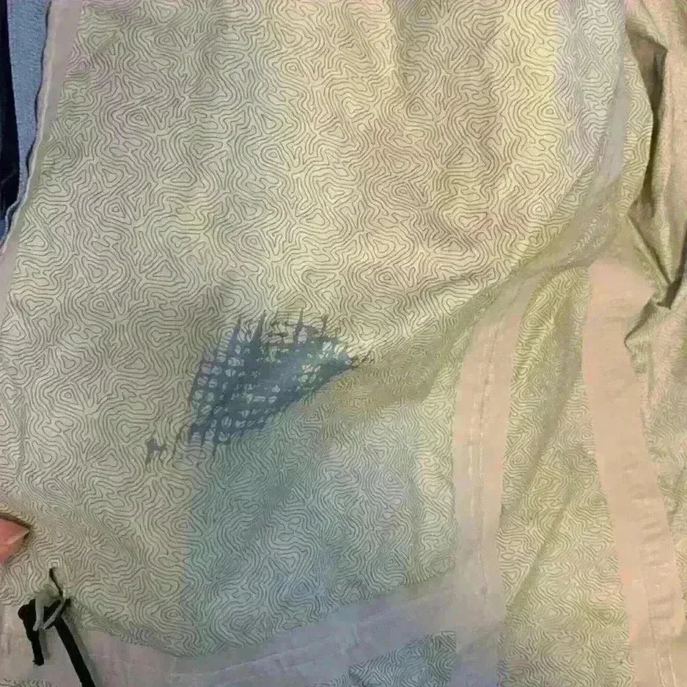 blue Raincoat sz M * flawed* hiking biking running camping outdoor canoeing - Image 10