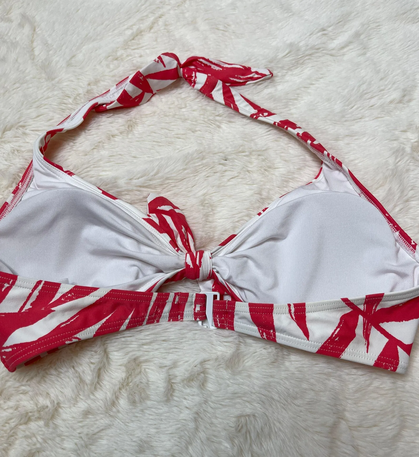 Carmen Marc Valvo Printed Tropical High Waisted Bikini Set  - Image 3