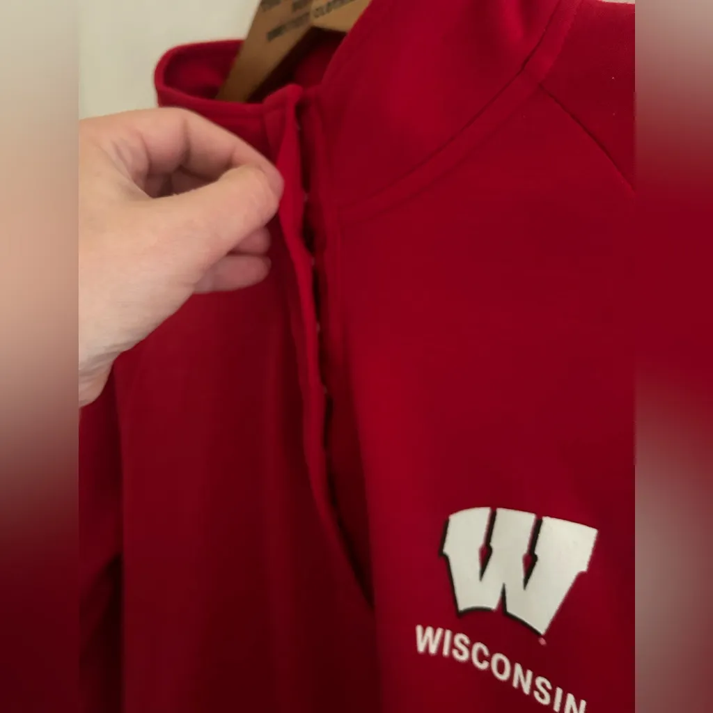 Women's Wisconsin popover long sleeve shirts. Size large.  NWOT 
My item. - Image 2