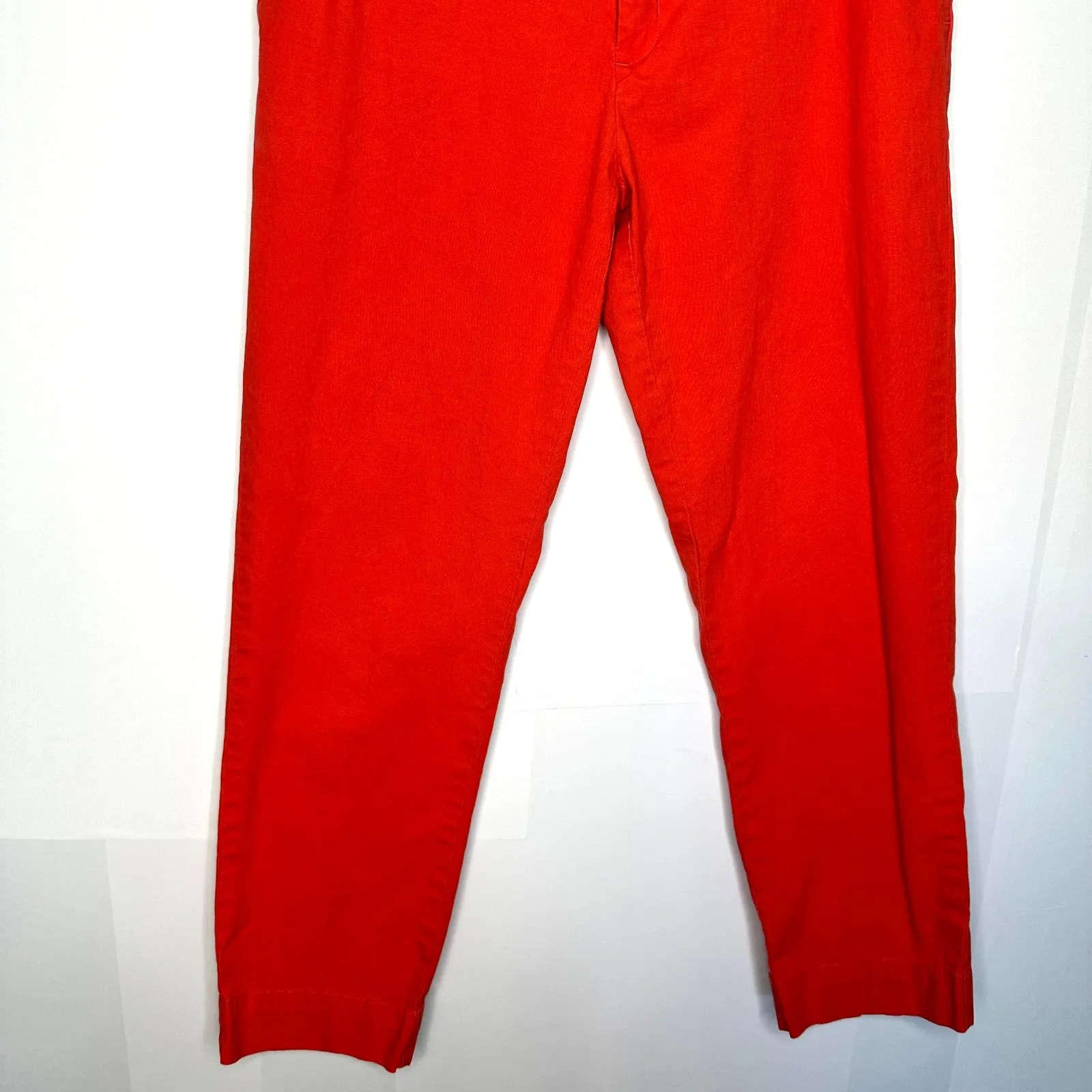 Patagonia‎ Chino Straight Organic Cotton Leg Ankle Sz 6 Coral Pink Outdoor Pants - Image 5
